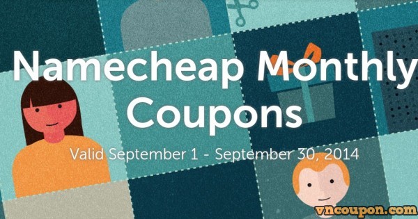 Namecheap - Coupon and Promo codes on September 2014