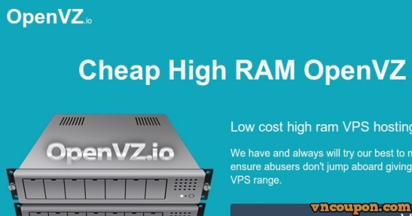 OpenVZ.IO - INIZ New Brand - Cheap High RAM OpenVZ VPS Hosting