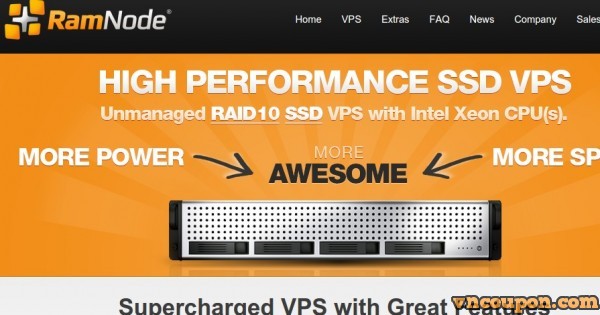 RamNode - 10% OFF Coupon Any New SSD VPS