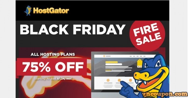 Hostgator - Black Friday 2014 Offer 75% off All Hosting Plan