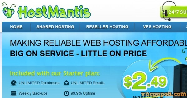 HostMantis - 70% Off Shared Hosting - New Singapore Location