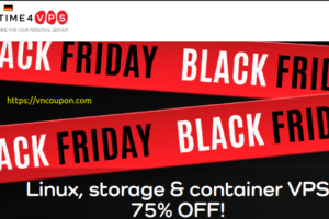 [Black Friday 2023] Time4VPS – 75% OFF on Linux, storage & container VPS