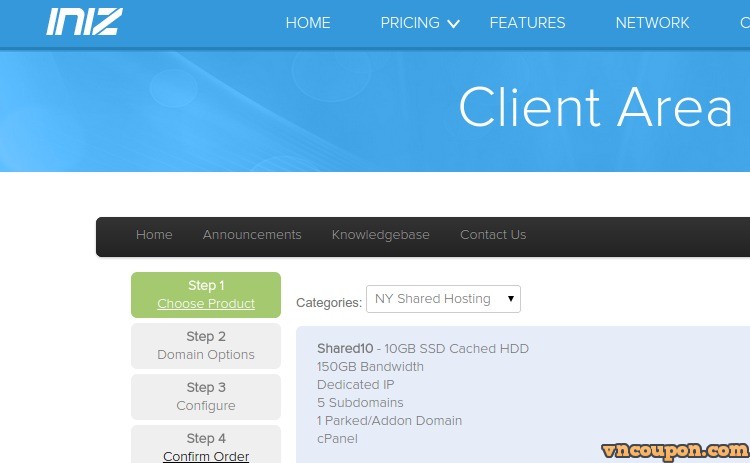 INIZ – cPanel Shared Hosting from $7.50/Yr – Free Dedicated IP