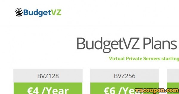 BudgetVZ - OpenVZ Budget VPS From € 4/yr