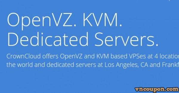 CrownCloud - 3GB RAM OpenVZ VPS - $30/Year Deal Back in Los Angeles