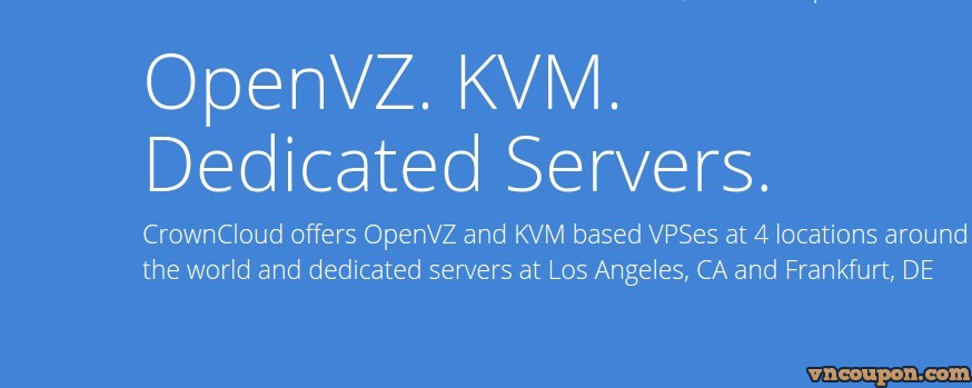 CrownCloud – 3GB RAM OpenVZ VPS – $30/Year Deal Back in Los Angeles