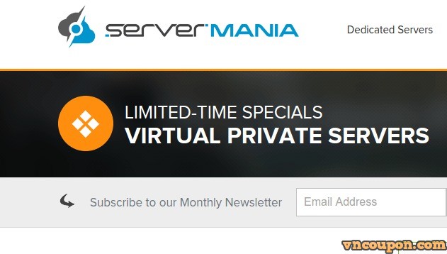 ServerMania Special Plans – 2GB RAM/ 50GB SSD/ OpenVZ SSD VPS only $39/year