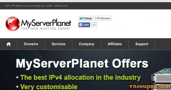 MyServerPlanet - Special Offer VPS from £2.50/yr