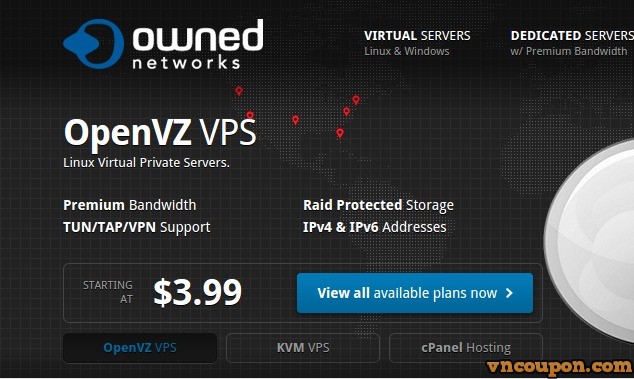 OwnedNetworks – Storage OpenVZ VPS from $13/year