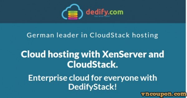 DedifyStack - Private Cloud from 0.004€/h and get 20% credits for free