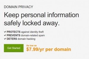 Godaddy Domain Privacy – 1$/Year Private Registration Coupon