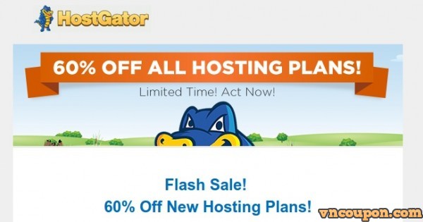 HostGator Flash Sale - 60% Off New Hosting Plans - A Golden Summer Sale