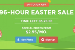 SiteGround – 96 Hour Easter Sale – Up to 70% OFF Web Hosting