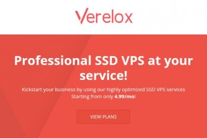 Verelox – 1GB RAM KVM VPS only 2.99 €/mo – 30% OFF Recurring