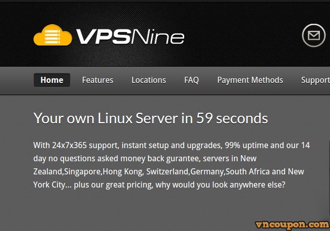 VPSNine –  25% OFF Hong Kong & Singapore OpenVZ VPS