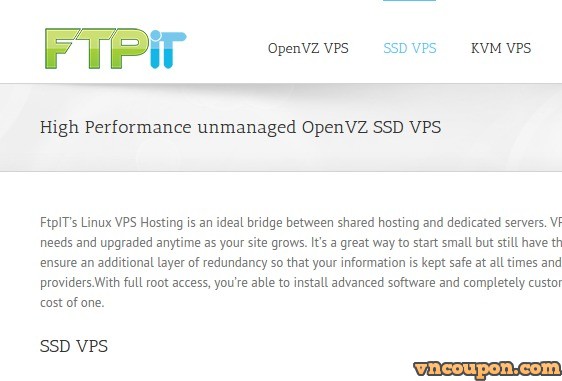 FTPiT – SSD VPS Offers starting at $1.99/month in 3 US Locations