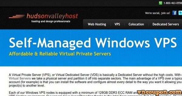 Hudson Valley Host - 45% OFF Windows VPS From $2.75/month - Holiday Sale - Special 3GB RAM Windows VPS only $7.5/month