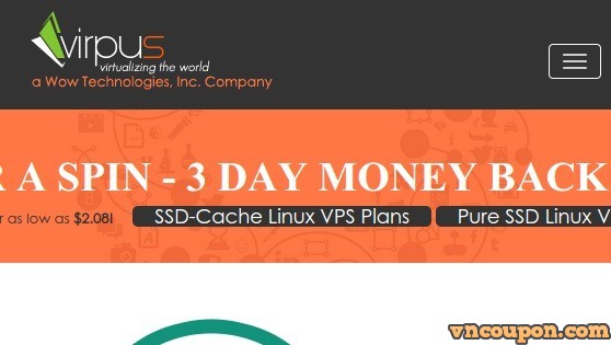 Virpus – 15% Discount of XenPV VPS in Seattle from $21.25/year