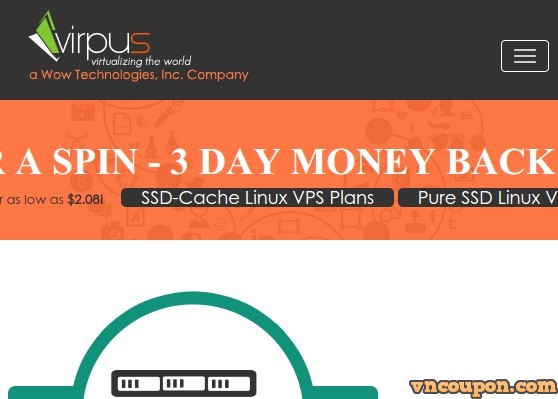 Virpus – 15% Discount of XenPV VPS in Seattle from $21.25/year