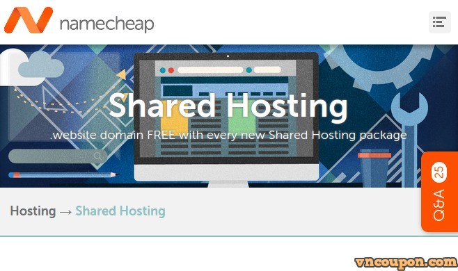 Namecheap – 50% OFF Shared Hosting & Dedicated Server