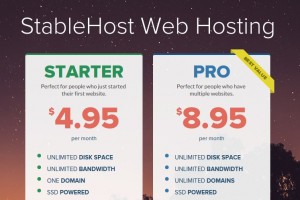 StableHost – Web Hosting Coupon Code only $0.01 for the first month