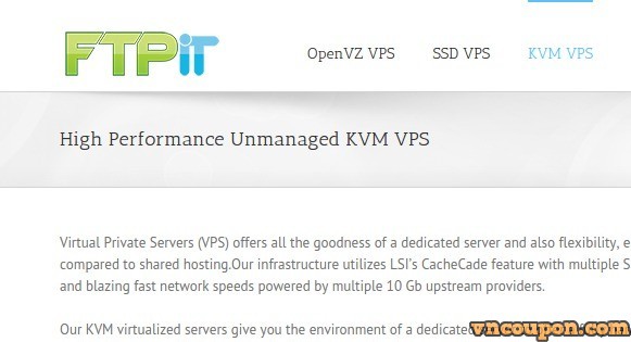 FtpIT Special Promotion  - KVM VPS 4 cores + 2GB RAM only $6 per month in New York