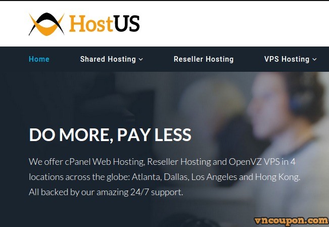 HostUS – Cheap Hong Kong / Singapore VPS from $25/Year