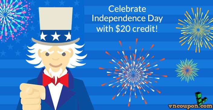 Linode offering $20 free credit for Cloud VPS on Independence Day