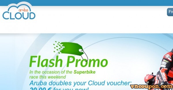 ArubaCloud Flash Promo – doubles voucher €20.00 for you now - VMware VPS starting from €1.00/month