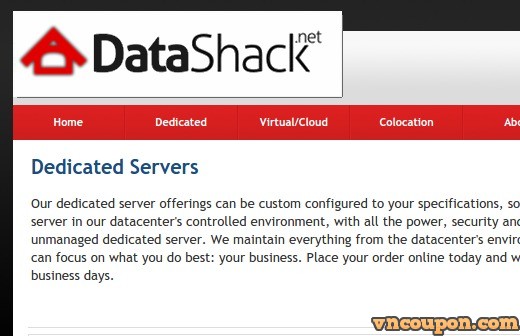 Datashack – cheap Dedicated Servers from $25/month