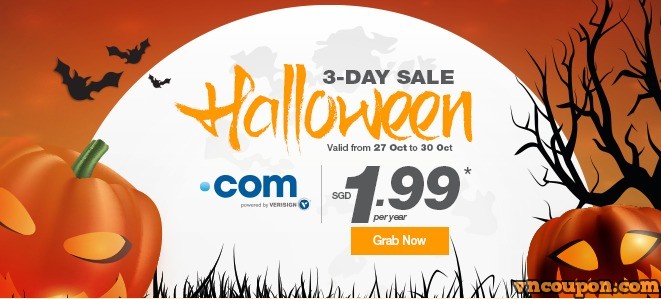 Halloween 2015 Domain Promo Codes & Discount start from $0.99