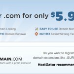 HostGator – Get your .com domain for only $5.99/year