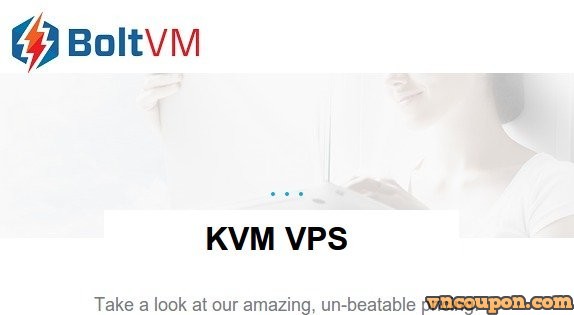 BoltVM - 30% OFF KVM VPS + Free DDOS Protection in 4 US locations