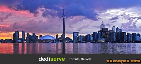 Dediserve - Toronto, Canada Now Live! 50% OFF Cloud VPS