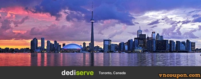 Dediserve – Toronto, Canada Now Live! 50% OFF Cloud VPS
