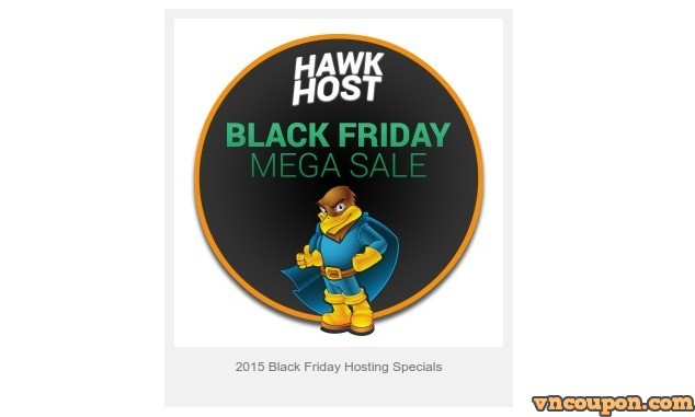 [Black Friday 2015] Hawk Host Mega Sale – Up to 75% Off Web Hosting