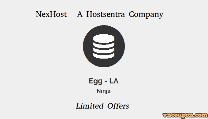 NexHost Egg – Cheapest KVM VPS 256MB RAM from $3.5 USD Annually