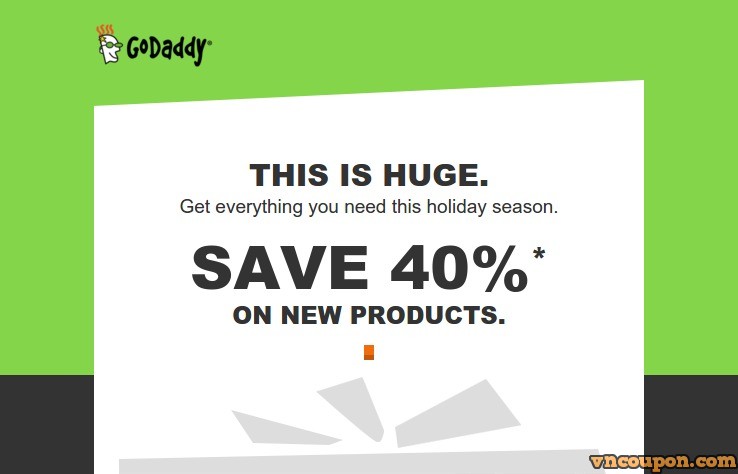 Godady Holiday Huge Discount – Save 40% OFF on new products