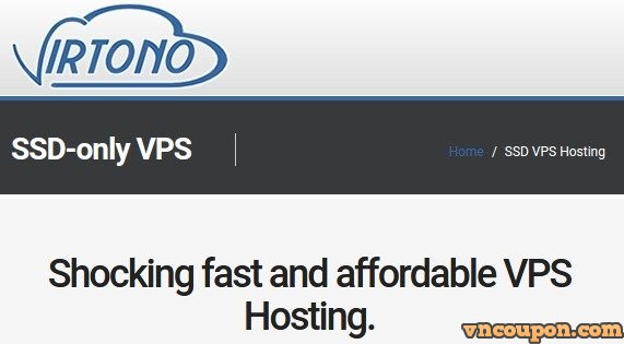 Virtono - 25% OFF for life SSD VPS with Unmetered bandwidth