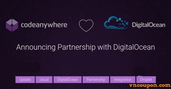 CodeAnywhere – Get $20 DigitalOcean Credit for new signups