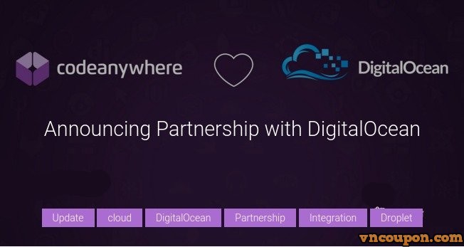 CodeAnywhere – Get $20 DigitalOcean Credit for new signups