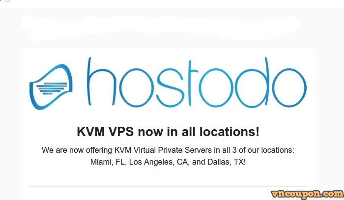 Hostodo – KVM VPS now in all locations – 62.5% OFF for life Coupon starting $1.5/month