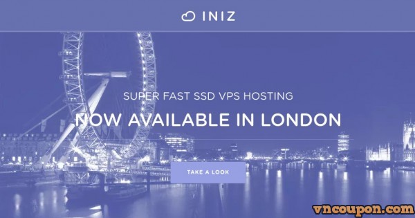 INIZ - New SSD KVM VPS Offers - 20% OFF Coupon - New Locations in UK & Virginia US