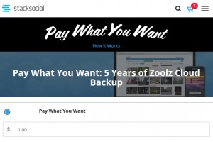 StackSocial – Zoolz Cloud Backup – 100GB backup storage $1 for 5 years