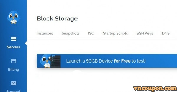 Vultr Block Storage - Launch a 50GB Storage Instance for Free!
