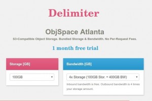 Try Delimiter ObjSpace 100GB Plan for Free (1 month trial) – $99/3 Years 2TB Storage (92% off)