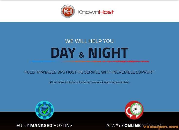 KnownHost – Best Managed VPS Hosting – 15% Lifetime Discount