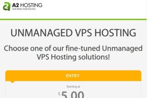 A2 Hosting – SSD VPS Promo from $5/month in US, EU, Asia