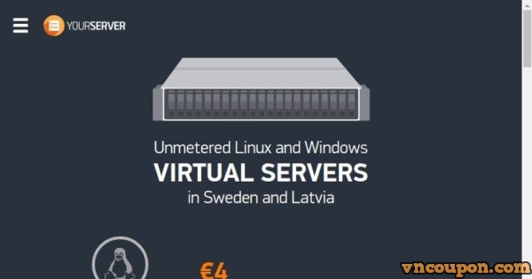 Yourserver.se – SSD VPS Unmetered Bandwidth from $4/month in Sweden and Latvia