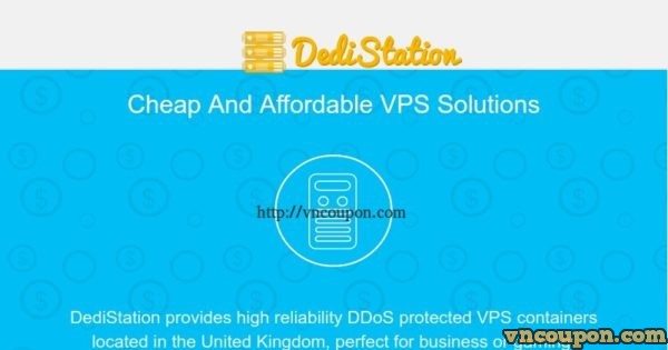 Dedistation - DDoS Protected UK VPS Offers 2GB RAM $15 Yearly